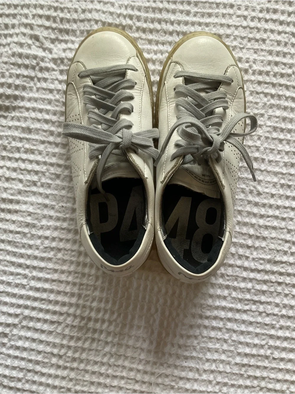 P448 leather sneakers size 37 7